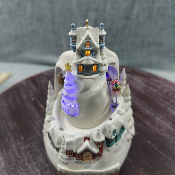 Hallmark Keepsake Merry Christmas To All Magic Musical Animated Ornament With Li - Picture 8 of 14